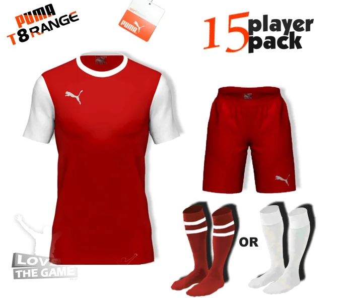 Soccer Kits on Sale including Puma Kits, Nike Kits, Team Kits